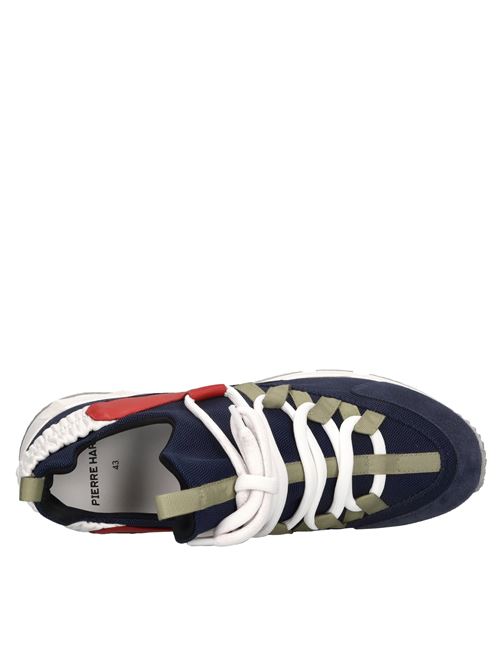 Sneakers in pelle e tessuto PIERRE HARDY | LX01XBLU-ROSSO-BIANCO-VERDE